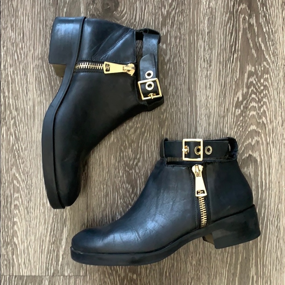 Zara Genuine Leather Boots
